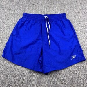 VTG Speedo 90s Swim Blue Mens Swimsuit Size Medium
